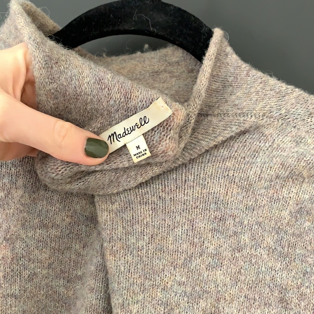 Madewell cashmere cowl neck sweater - Picture 4 of 4
